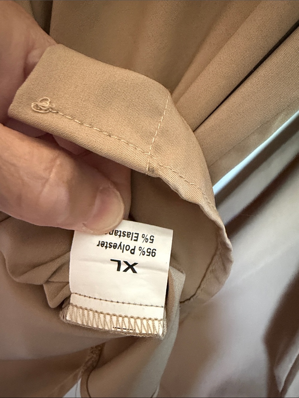 SHEIN Beige Oversized Button-Down Shirt - Picture 2 of 4